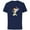 Navy, variant on Peter Pan Tinker Bell Christmas Fairy Santa Hat - Short Sleeve Cotton T-Shirt for Adults - Customized-Navy