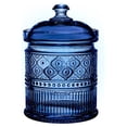 thumbnail image 2 of Exlonjet Canister Storage Container, Food Storage and Organization, Glass Jars 5X7, Blue, 2 of 2