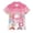 1-Light Pink881, variant on Wxolcjlv Kids Summer Cute Cartoon Print Polo Shirt Casual Short Sleeve Shirt, Szies 3-14