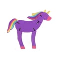 thumbnail image 2 of 3D Unicorn Wood Figure by Creatology, 2 of 3