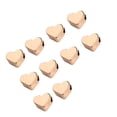thumbnail image 1 of Guardurnaity 10X con cuentas de corazón espaciador DIY Prop cobre mano de obra fina superficie lisa multicolor sin rebabas dulce regalo Ropa, zapatos y accesorios Miscelánea KC oro, 1 of 6