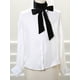 thumbnail image 5 of INSPIRE CHIC Bufanda delgada de terciopelo vintage para mujer, pañuelo para el cuello, diadema, cinturón Negro L, 5 of 5