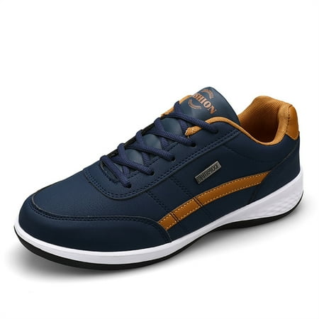 

GHFKKB Men s Fashion Sneakers Lace-Up Trainers Walking Shoes