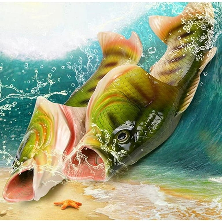 6 Colours Fish Slippers Beach Shoes Non Slip Sandals Creative Fish