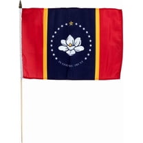 Mississippi flag 12 x 18 inch