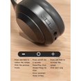 thumbnail image 3 of Over-ear Headphones With Noise Isolation, Long Battery Life, Foldable & Portable, Card Slot, Low-latency And 3d Surround Sound Wireless Headset., 3 of 5
