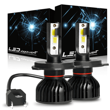 For 1990-1994 Lexus LS400 LED Headlights Bulb High Low Beam Combo H4/9003 Lamp 50W 7000LM 2 Pack