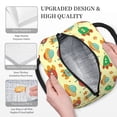 thumbnail image 3 of Honeii Colorful Outer Space Print Insulated Lunch Bag Women Reusable Lunch Box with Pocket for Work Picnic Travel -One Size, 3 of 6