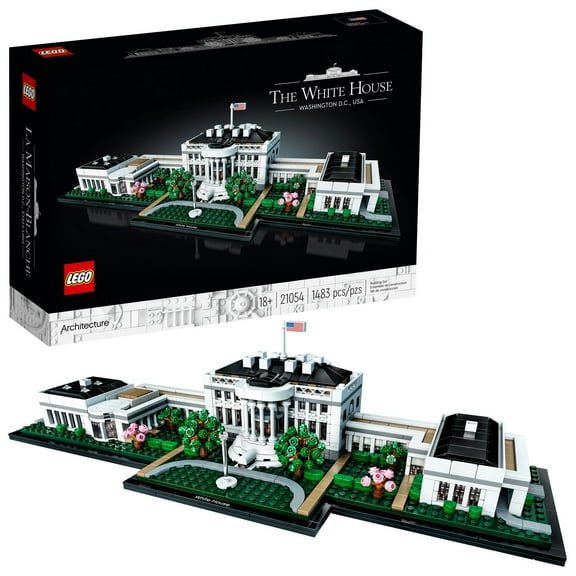 LEGO Architecture Collection: The White House 21054 Building Set (1,483 Pieces)
