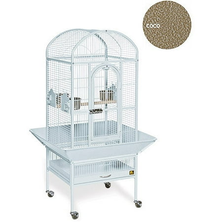 Prevue Hendryx PP-3161COCO Small Dometop Cockatiel Cage - Coco Brown
