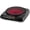 Black, Single Burner, variant on OVENTE Countertop Infrared Single Burner, 1000W Electric Hot Plate with 7” Ceramic Glass Cooktop, 5 Level Temperature Setting & Easy to Clean Base, Compact Stove for Home Dorm Office, Black BGI101B