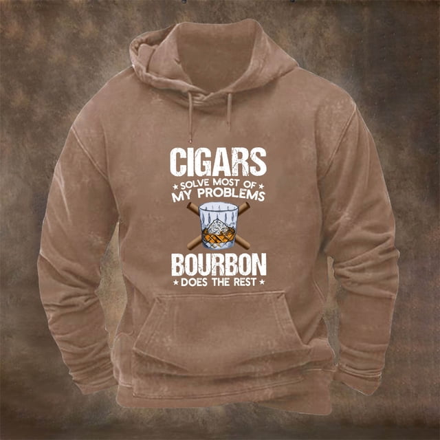 Fiudx Sudadera con Capucha para Hombre, Elegante Jersey de Manga Larga, Diseño de Bolsillo con Estampado Único, Ropa Informal Cómoda, Ideal para Uso Diario En Fiestas Al Aire Libre, Estilo Versátil.