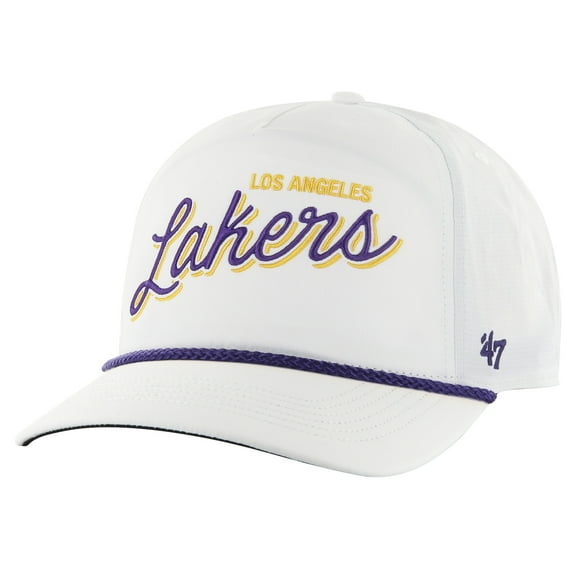 Men's '47 White Los Angeles Lakers Fairway Hitch brrr Adjustable Hat