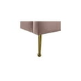 thumbnail image 4 of Meridian Furniture Lily Solid Wood and Tufted Velvet Twin Bed in Pink, 4 of 6