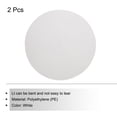 thumbnail image 3 of Plastic Mesh Canvas Sheet 23.7cm/ 9.3" White Round Blank Canvas for Embroidery Needlepoint, Knit Crochet Mesh, Pack of 2, 3 of 4