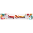 thumbnail image 5 of Colorful Design Happy Retirement Banner Decorative Party Balloons Polyester Material Celebration Banner for Retirement Party Event Celebration Indoor Use, 5 of 6