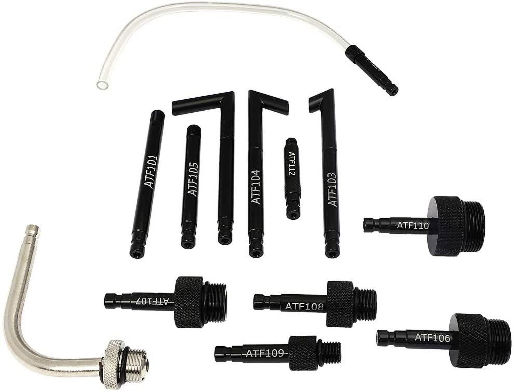 Nurdo 25Pcs Oil Refill Filling ATF Adapter Oil Fill Adapter Transmission Fluid Oil Refilling Connector Tool Kit Replacement for Ford VW Audi Honda Mercedes-Benz BMW