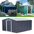 thumbnail image 3 of Relyard 12x10 Metal Outdoor Storage Garden Shed, 3 of 5