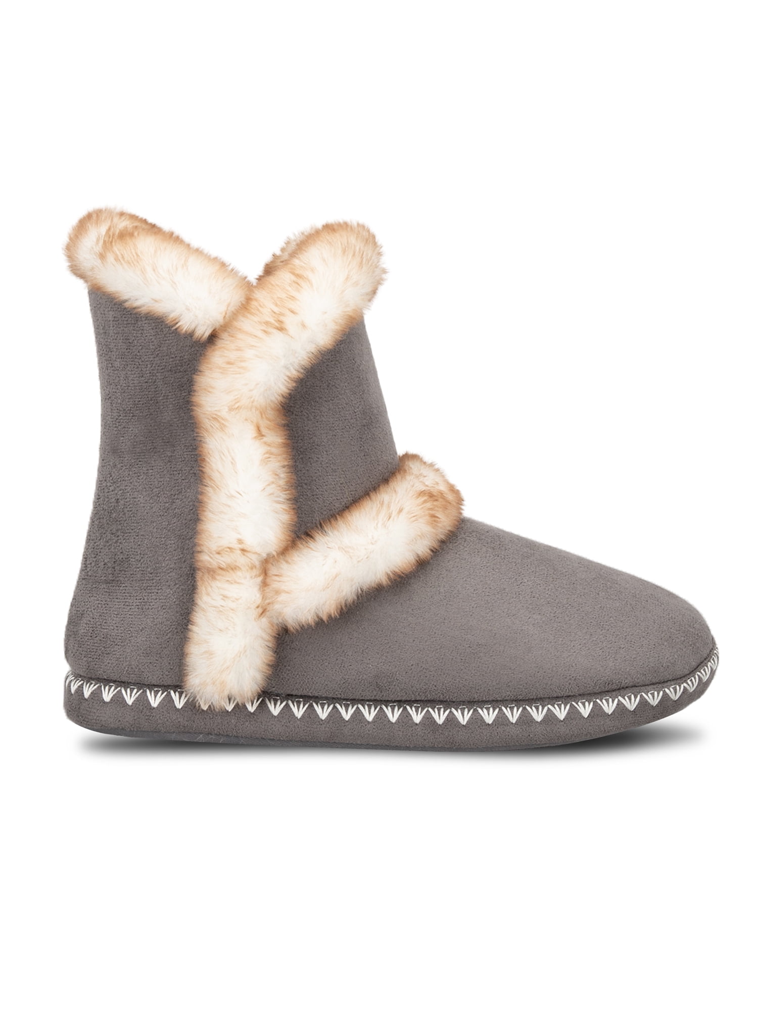 Jessica Simpson Women's Microsuede Whipstitch Slipper Bootie