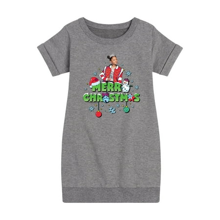 

Lay Lay - Merry Christmas Laylay Icons - Toddler And Youth Girls Fleece Dress