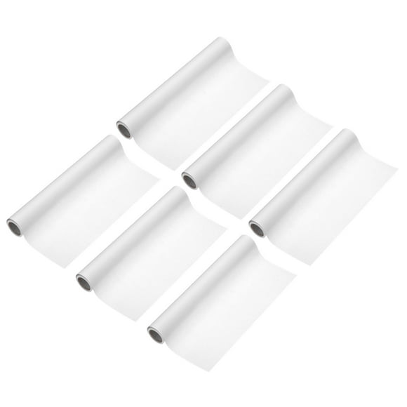Uxcell 16 Feet x 14 Inch Art Easel Paper Roll,6 Pcs Wrapping Paper Art Craft, White