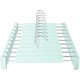thumbnail image 1 of Space-Saving Skirt Holders with 360 Swivel Hooks, Adjustable Clips, Trouser Hangers, Clothes Coat Garment Jeans Hangers (10 Pack, Green), 1 of 4