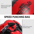 thumbnail image 4 of EeaseCA Double-end Bags Boxing Ball Bag Training Ball for Punching Training Workout Exercise Agility Training (Speed Ball Black and Red), 4 of 7