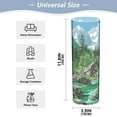 thumbnail image 2 of Clear Flower Vase Centerpieces Plastic Cylindrical Vases Home Wedding Decor 4"x12" Lake in Mountains, 2 of 6
