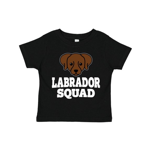 Inktastic Dog Chocolate Labrador Squad Boys or Girls Toddler T-Shirt