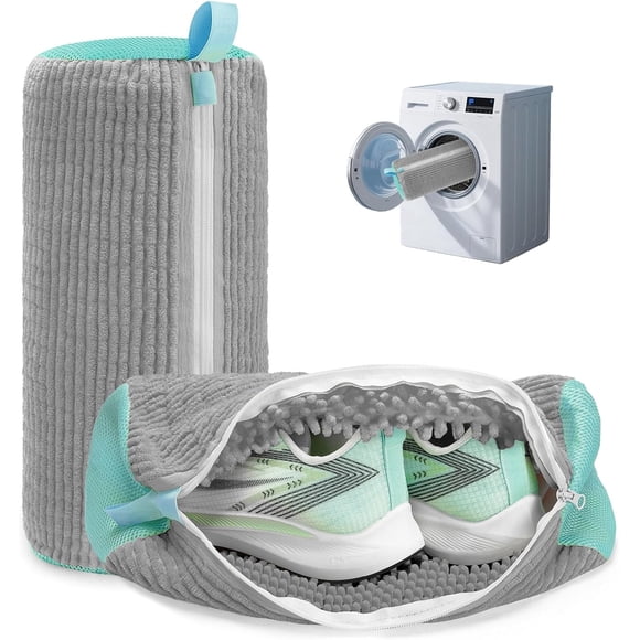 Bolsa para Lavadora de Zapatos, Bolsa de Lavandería para Lavadora y Secadora, Bolsa Reutilizable para Limpiar Zapatos para Tenis y Tenis, Kit Limpiador Que Elimina Manchas