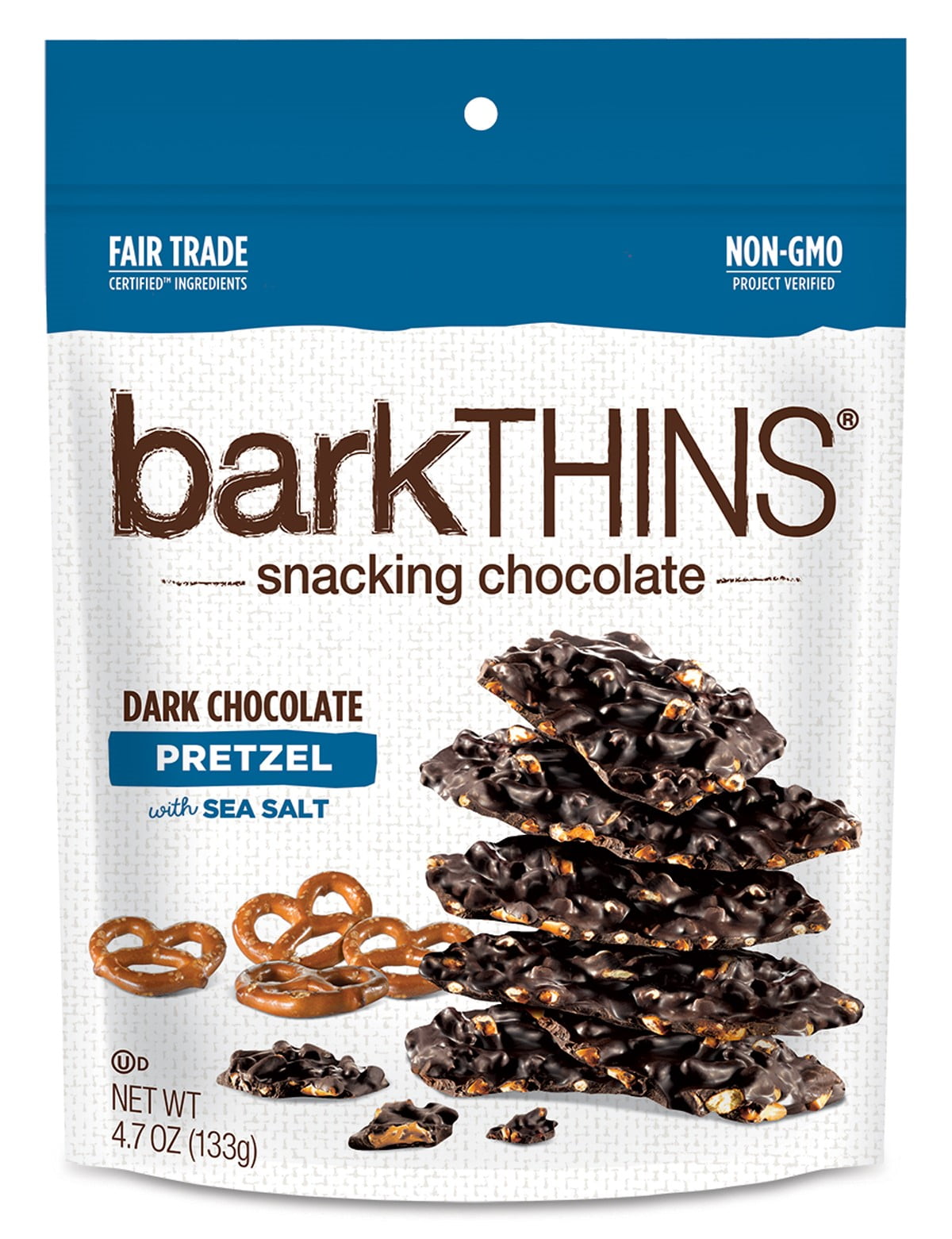 Bark Thins Dark Chocolate Pretzel With Sea Salt, 4.7 oz by Bark Thins