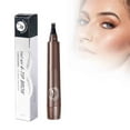 thumbnail image 4 of Gzwccvsn Microblade Eyebrow Pencil, Magic Eyebrow Pencil, Waterproof Microblading Eyebrow Pencil Contouring Pen 4 Tipped Precise Brow Pen, Fine Stroke Microblading Eyebrow Pencil (Dark Brown), 4 of 7