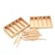 thumbnail image 3 of Juguetes educativos para bebés Montessori contando mesita de noche de madera, matemáticas contando juguetes educativos color madera Zhivalor WL-00255, 3 of 5