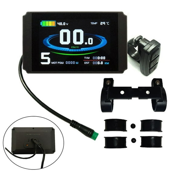 Xuanqin LCD Meter Waterproof for KT-LCD8H with New User Interface for Pedelec and E-Bikes, Cycling