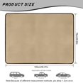 thumbnail image 7 of KEIAHUAN Solid Beige Dog Trunk Seat Cover 29" x 39", Anti Slip Car Trunk Protection Liner Fits for Most Cars SUV and Trucks, 7 of 7