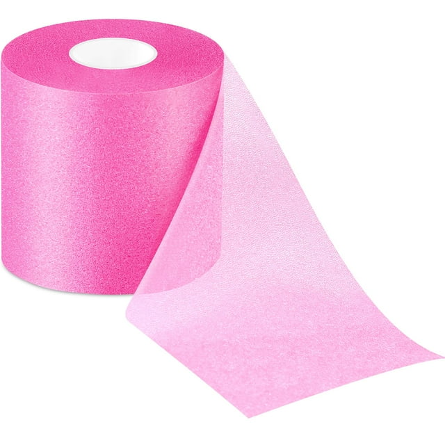 Ruban Adhésif Pré-Enroulé 30 Yards pour Poignets Coudes Genoux Chevilles Chevilles, 2.76 Pouces (Rose)