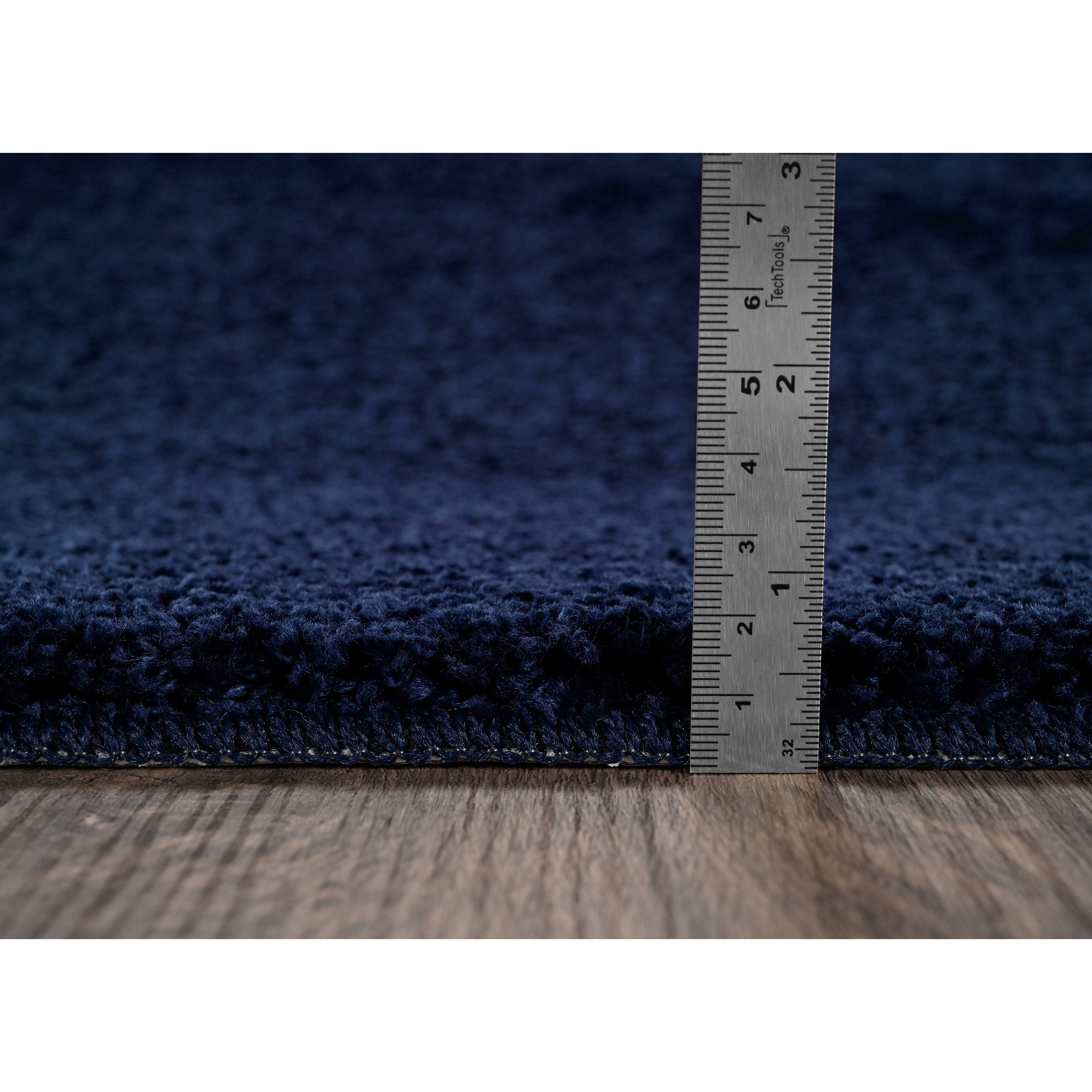 Garland Rug Sedona Washable Bath Rug Set, 3 Piece Set (2 Bath Rugs, & Contour Rug) Navy