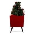 thumbnail image 4 of Kurt Adler 24-inch Battery Operated Musical LED Santa in Metal Sleigh Table Piece, 4 of 5