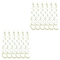 thumbnail image 3 of VONKY 6pcs/set Customized Spiral Pendant For DIY Decoration Safe Ingredients Exquisite Craft Birthday Star Spiral Pendant PVC Light Green 2Set, 3 of 5