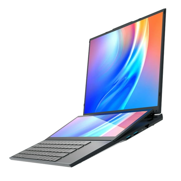 16 Inch Laptop, With 14in Touchscreens Auxiliary Display & Trackpad, 8GB , 64GB ROM, For Core I7 Processor, 1920x1200, 13600mAh Battery, Laptop For  11/10