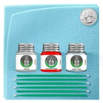 ERA Paints 297/7297 - Selenite Gray Metallic for MERCEDES Exact Match Touch Up Paint Jar - Premium Kit