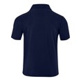 thumbnail image 6 of Havenx Men's 2 Pieces Casual Beach Outfits Button Down Short Sleeve Drawstring Shirts and Shorts Lapel Collar Texture Sets Fashional Comfortable Athletic Loose Casual Outfits Tracksuit,Navy L, 6 of 6