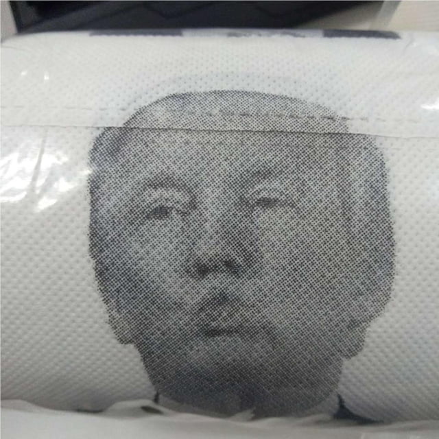 Novedad, Rollo De Papel Higiénico Donald Trump, Broma Creativa Divertida, Papel Higiénico Suave, Regalo De Mordaza Para El Baño Del Hogar Inevent CE002995-00