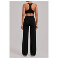 thumbnail image 5 of SKQIT Womens Workout Sets 2 Piece Yoga Outfits Racerback Tank Top High Waist Flare Leggings Gym Sets, 5 of 7
