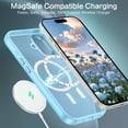 thumbnail image 2 of DOMAVER Magnetic iPhone 17 Case (6.3") - Slim Fit Matte Translucent Cover | Mag-Safe Compatible | Shockproof Anti-Yellowing | Light Blue, 2 of 8