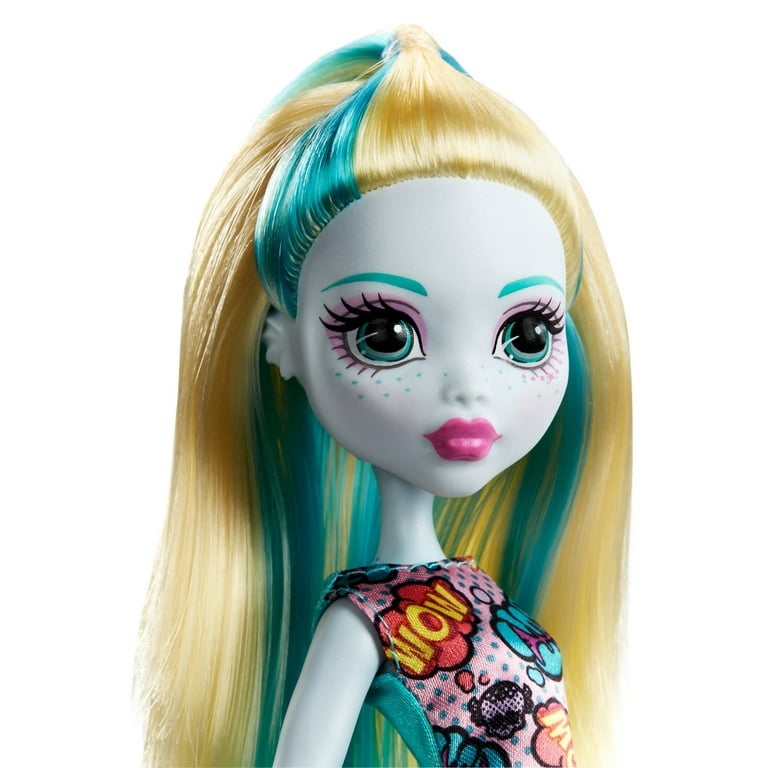 Monster High Lagoona Blue Fashion Doll with Colorful Streaked Hair