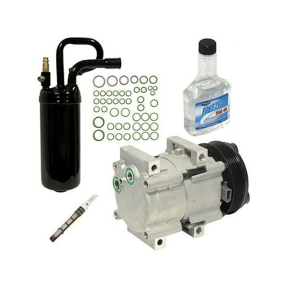 A/C Compressor Kit - Compatible with 2001 - 2011 Ford Ranger with Factory Installed AC 2002 2003 2004 2005 2006 2007 2008 2009 2010