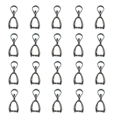 20pcs Pendant Pinch Bails Connector Clasps Jewelry Making Findings