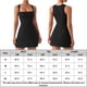 thumbnail image 2 of Vestido De Tirantes Finos Vestido ajustado de mujer Estilo sexy Vestido sin mangas Cuello cuadrado Slim Fit Traje diario Ygjytge Xl Negro para Mujer, 2 of 6