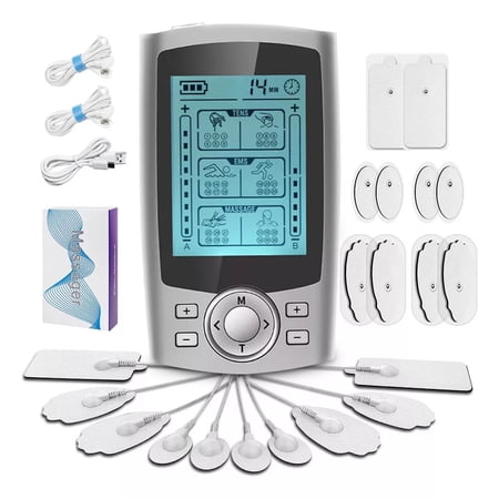 Dual Channel TENS EMS Unit 36 Modes Muscle Stimulator for Pa - TENS Unit by Bettyliss for Pain Relief